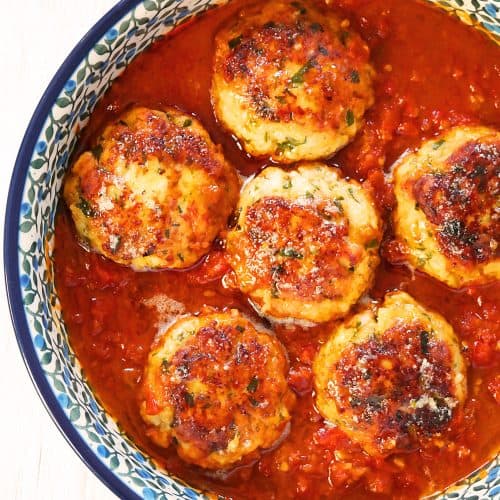 Mediterrane Fischfrikadellen