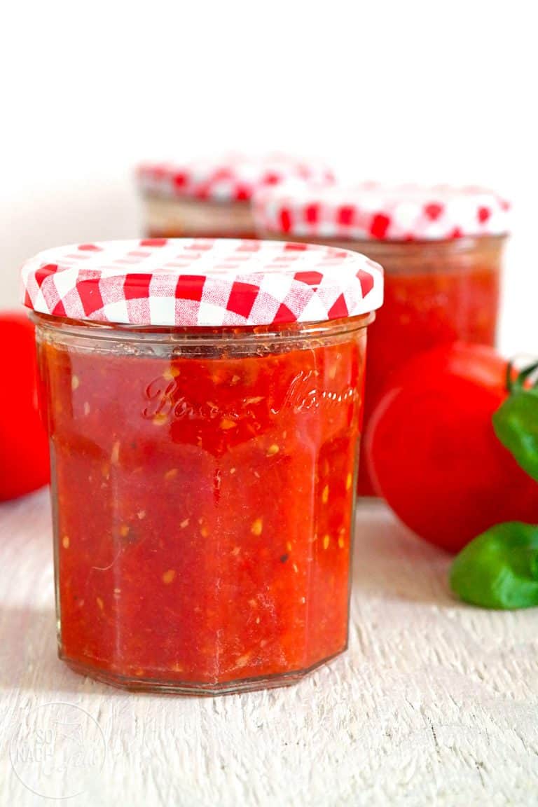 Selbst eingekochte Tomaten