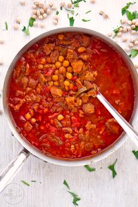 Etli Nohut – Kichererbseneintopf mit Fleisch