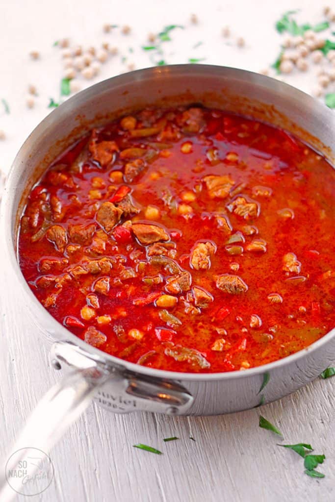 Etli Nohut – Kichererbseneintopf mit Fleisch