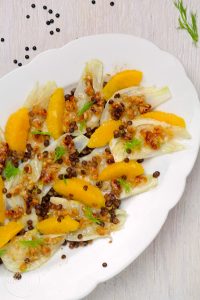 Fenchel-Linsensalat mit Ziegenkäse & Walnüssen