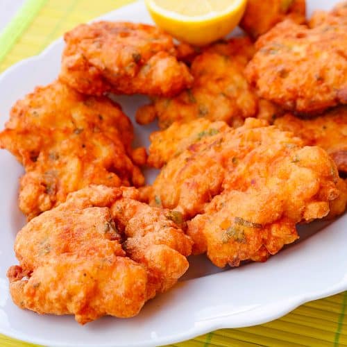 Pataniscas de Bacalhau fresco – Kabeljaupuffer