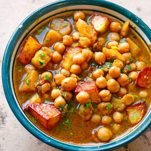 Schnelles Kichererbsen-Curry
