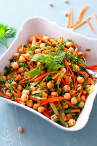 Schneller, leckerer Kichererbsensalat