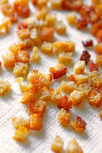 Croutons aus dem Ofen