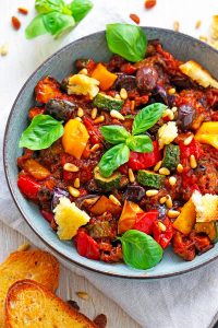 Caponata – Sizilianisches Auberginengemüse