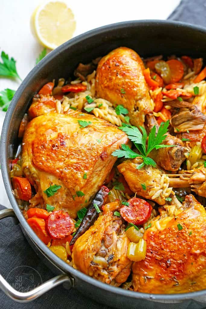 Ofengeschmortes Huhn
