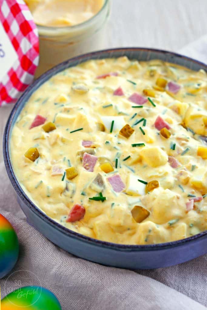 Eiersalat mit selbstgemachter Mayonnaise