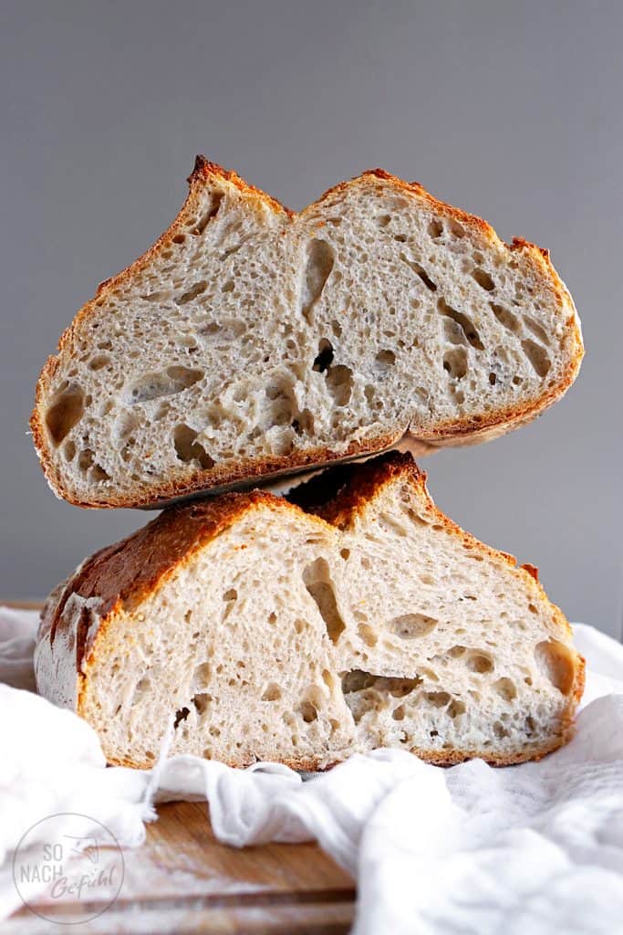 Weizenmischbrot mit Lievito Madre und Roggenmehl 1150