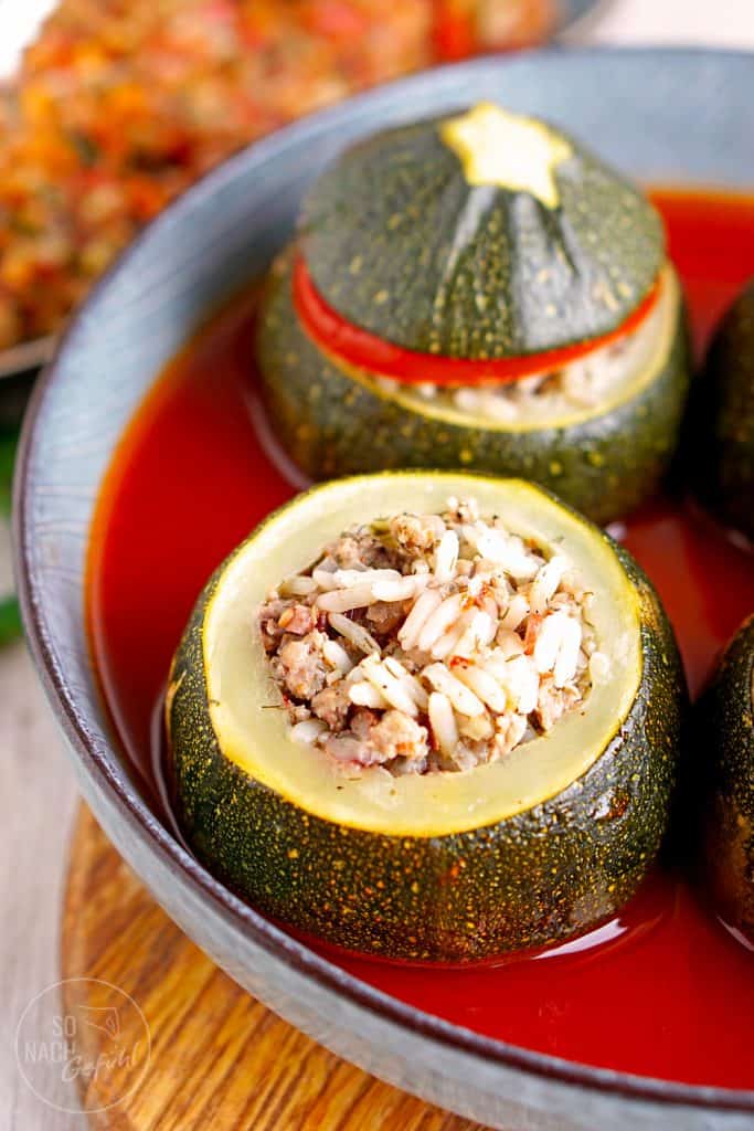 Kabak Dolması – gefüllte runde Zucchini