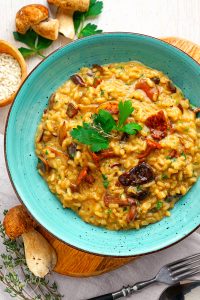 Cremiges Pilzrisotto
