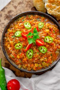 Antep Söğürme - Auberginen-Tomaten-Salsa