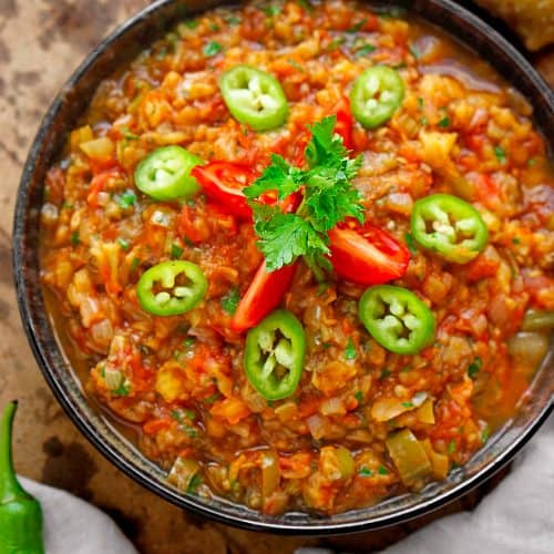 Antep Söğürme - Auberginen-Tomaten-Salsa