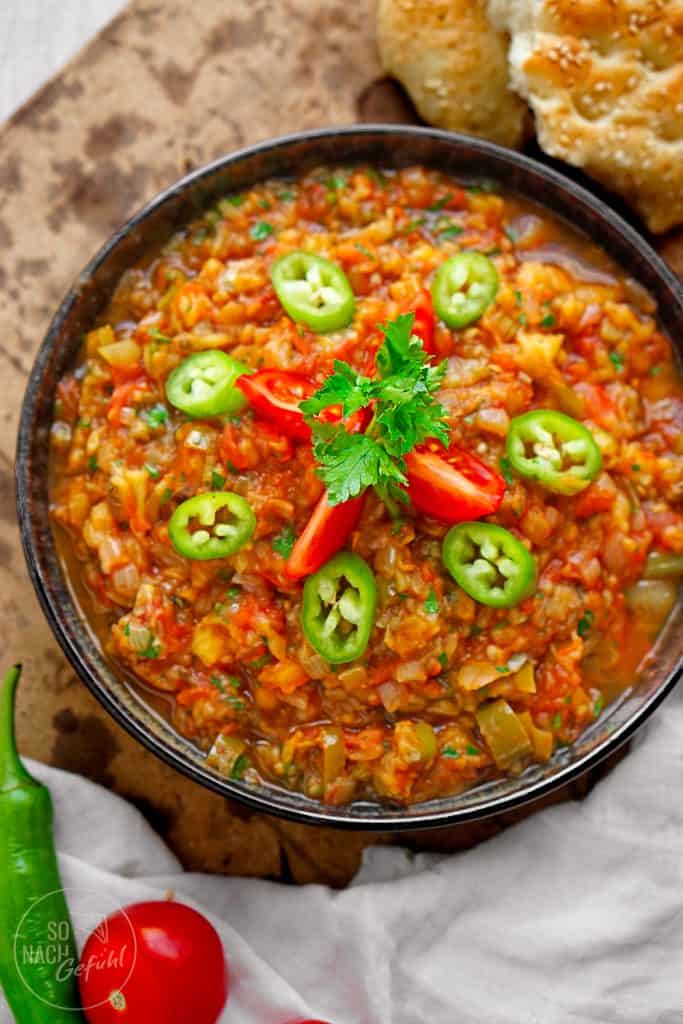 Antep Söğürme - Auberginen-Tomaten-Salsa
