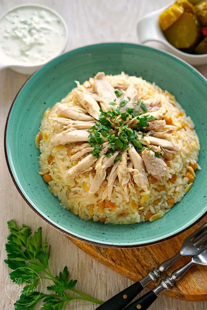Tavuklu Pilav - Reis mit Huhn