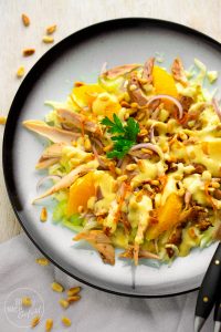 Sizilianischer Salat mit Hühnerfleisch
