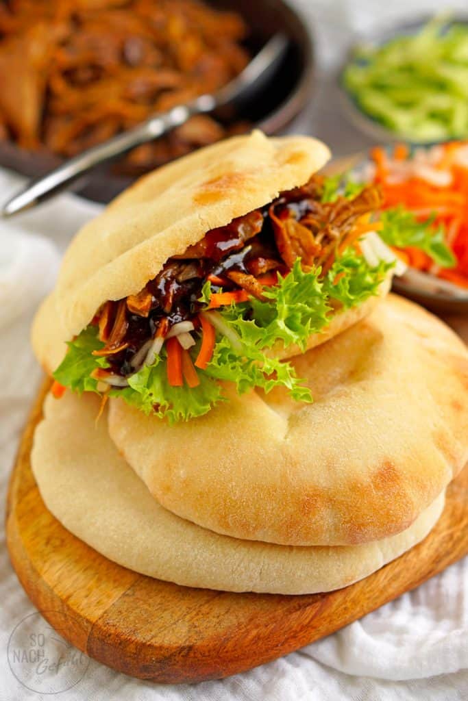 Pita Brot – zum Füllen, mit Lievito Madre