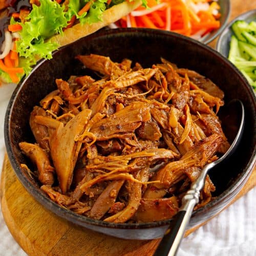 Pulled chicken aus dem Ofen