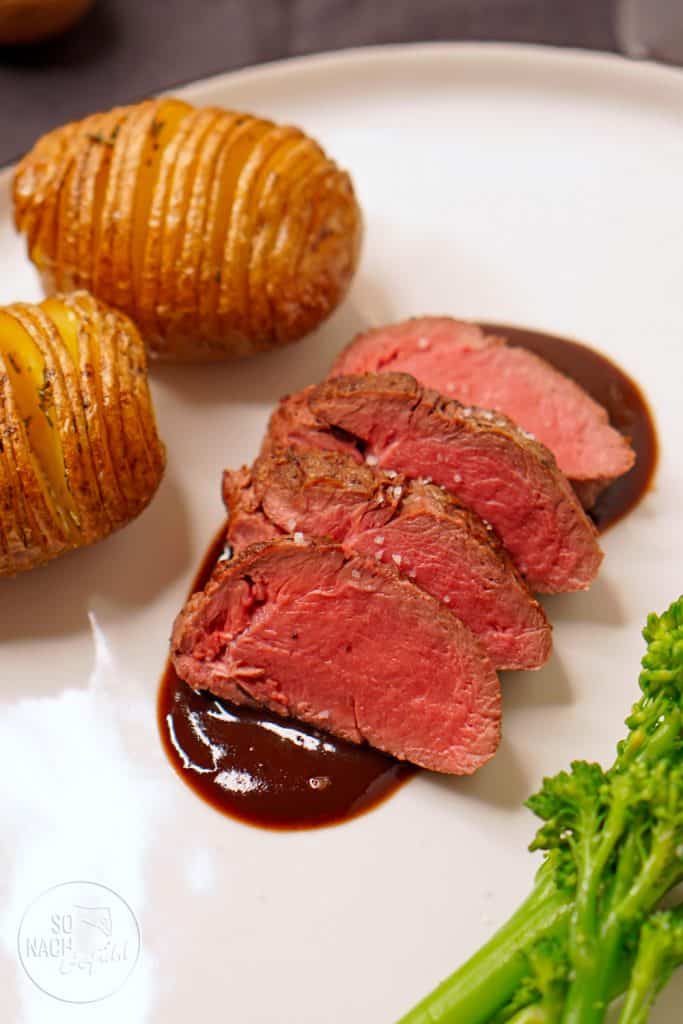 Rehrücken mit leckerer Sauce