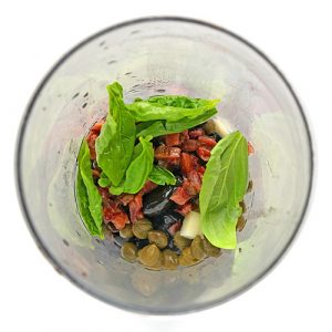Tapenade mixen