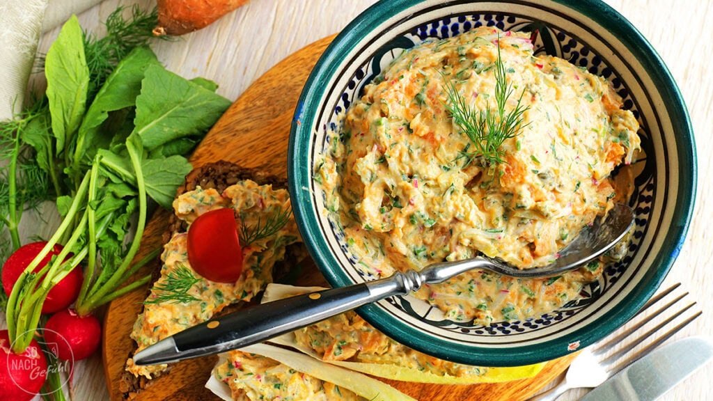 Rezeptfoto Leckerer Süßkartoffeldip querformat