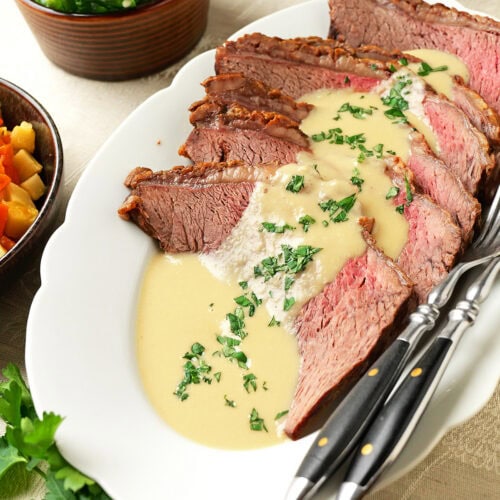 Rindstafelspitz mit Meerrettichsauce