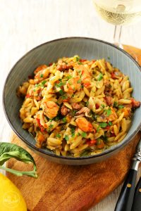 Sämige Orzo-Nudeln mit Frutti di Mare