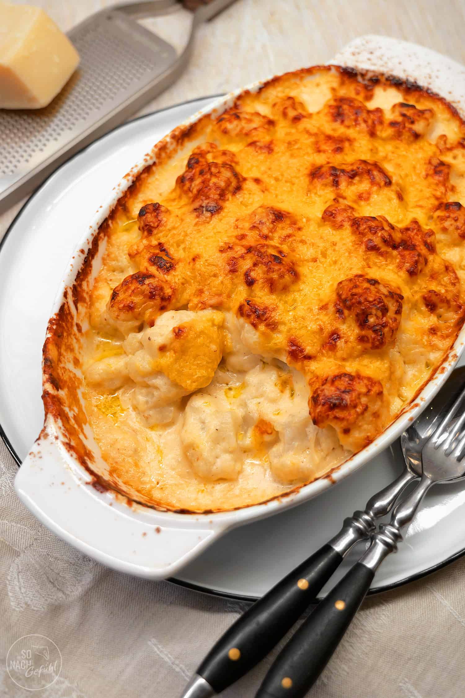 cremig-gratinierter Blumenkohl