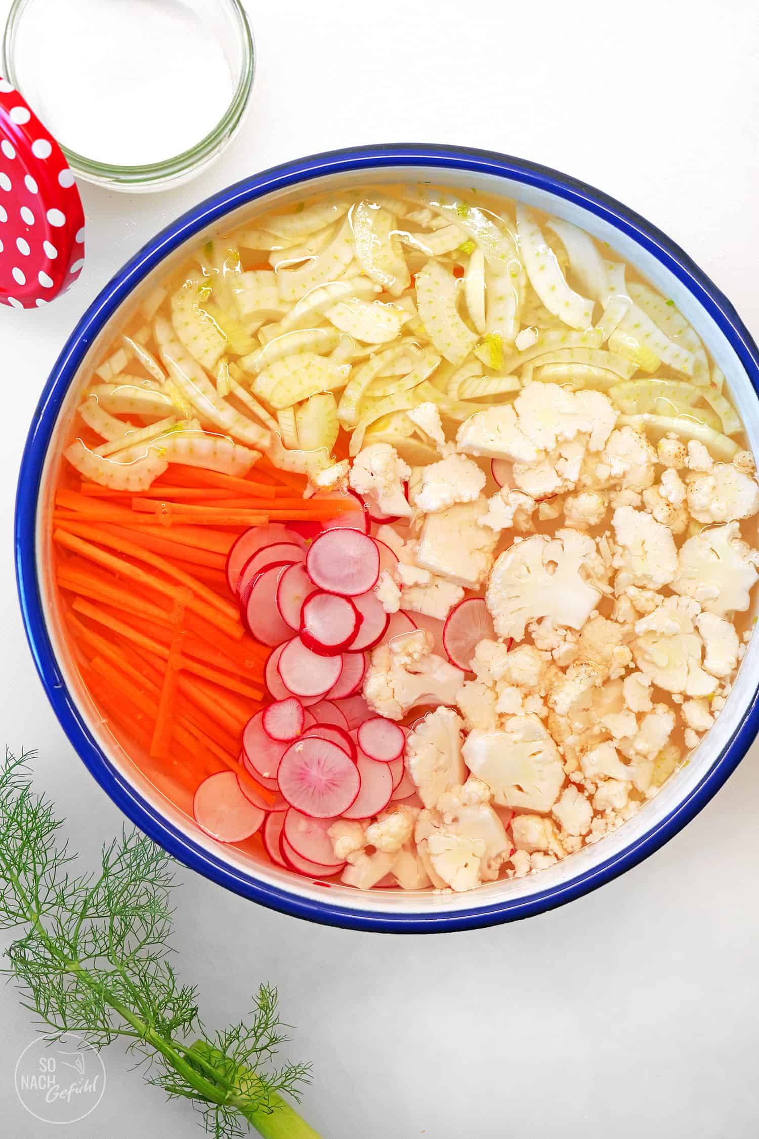 Gemüse in Veg Blanc