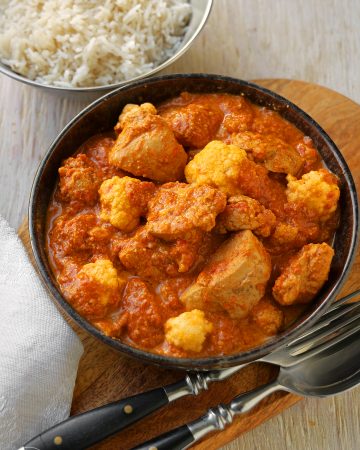 Butter Chicken mit Blumenkohl