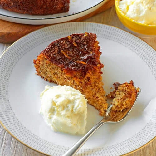 Orangenkuchen mit Mandeln