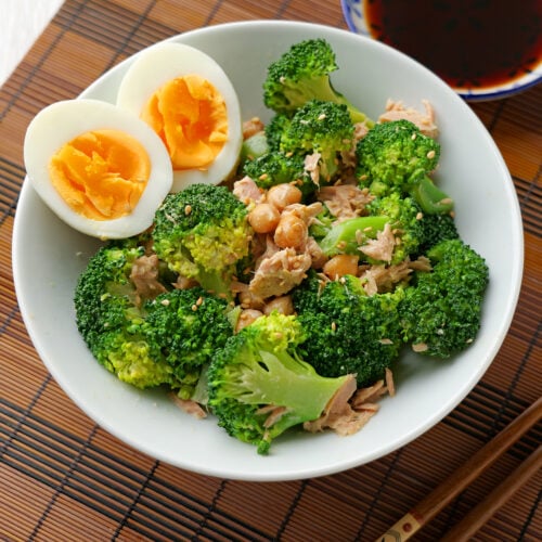 Brokkolisalat mit Thunfisch