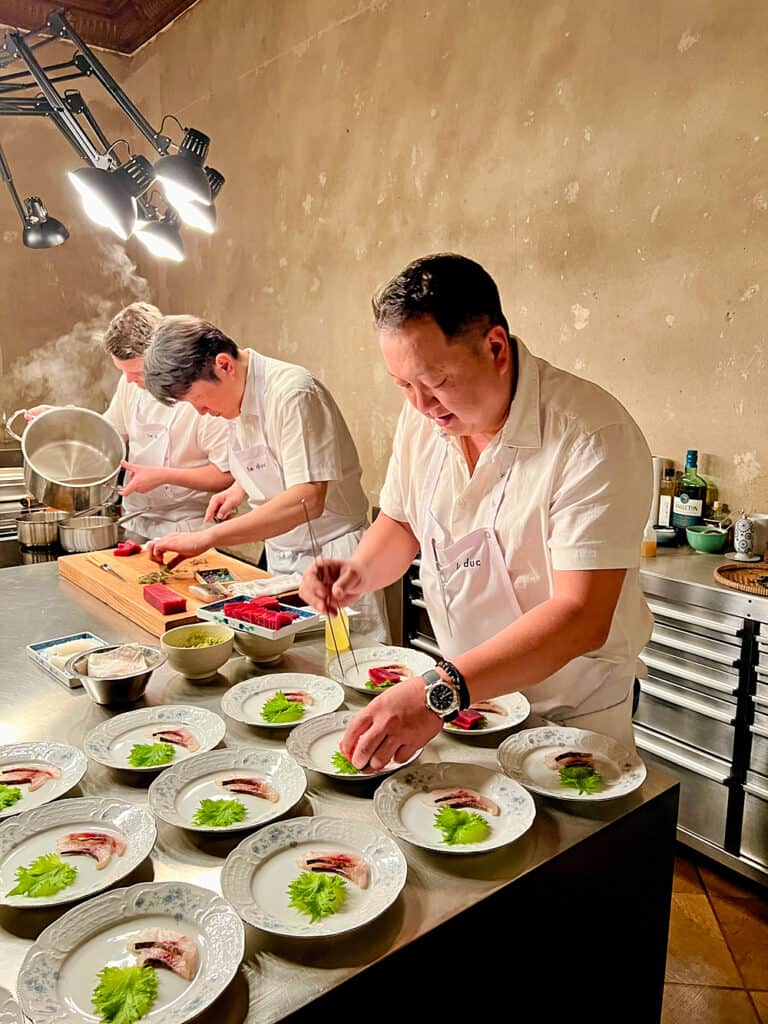 Duc, Daniel und Masao