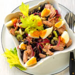 Schwarze Bohnensalat mit Thunfisch