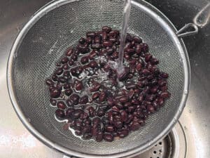 Bohnen waschen